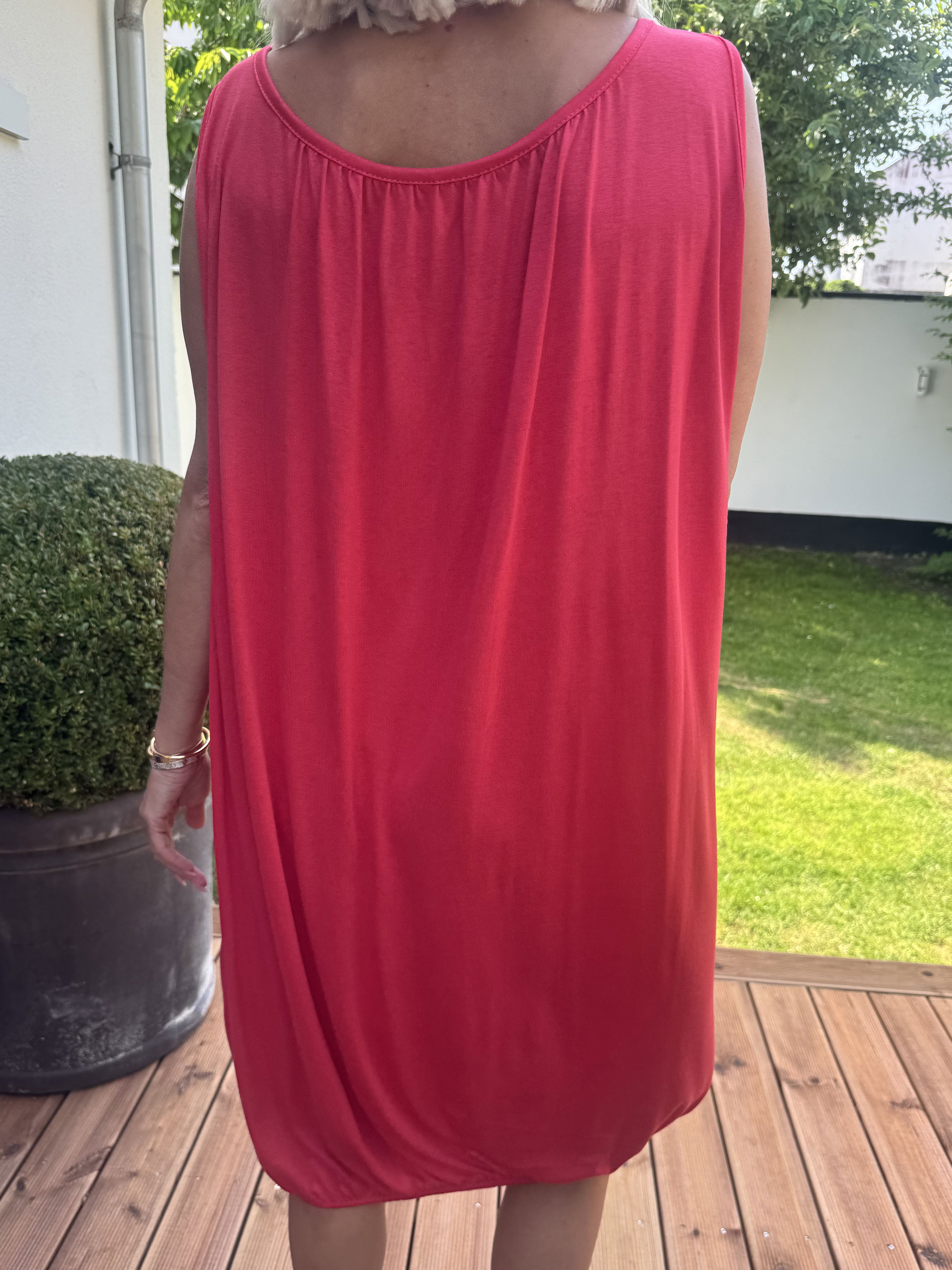 Miracle Sleeveless Dress - Basic klänning i viskos med resår nedtill